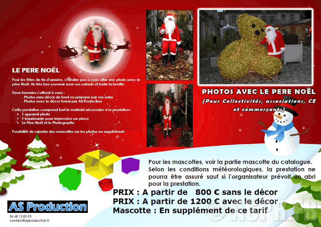 photos avec le pere noel dans l'oise 60